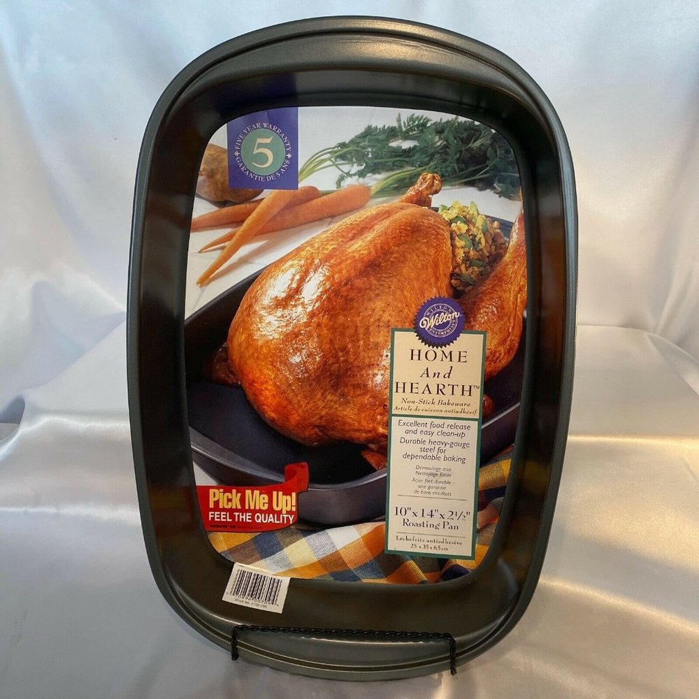 Wilton Roasting Pan Non Stick 10x14x2.5 Heavy Gaug